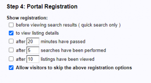How Your Flexmls® Portal Works With Flexmls Idx Portal Registration Settings